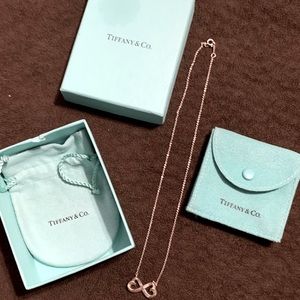 Tiffany & Co Double Heart Necklace